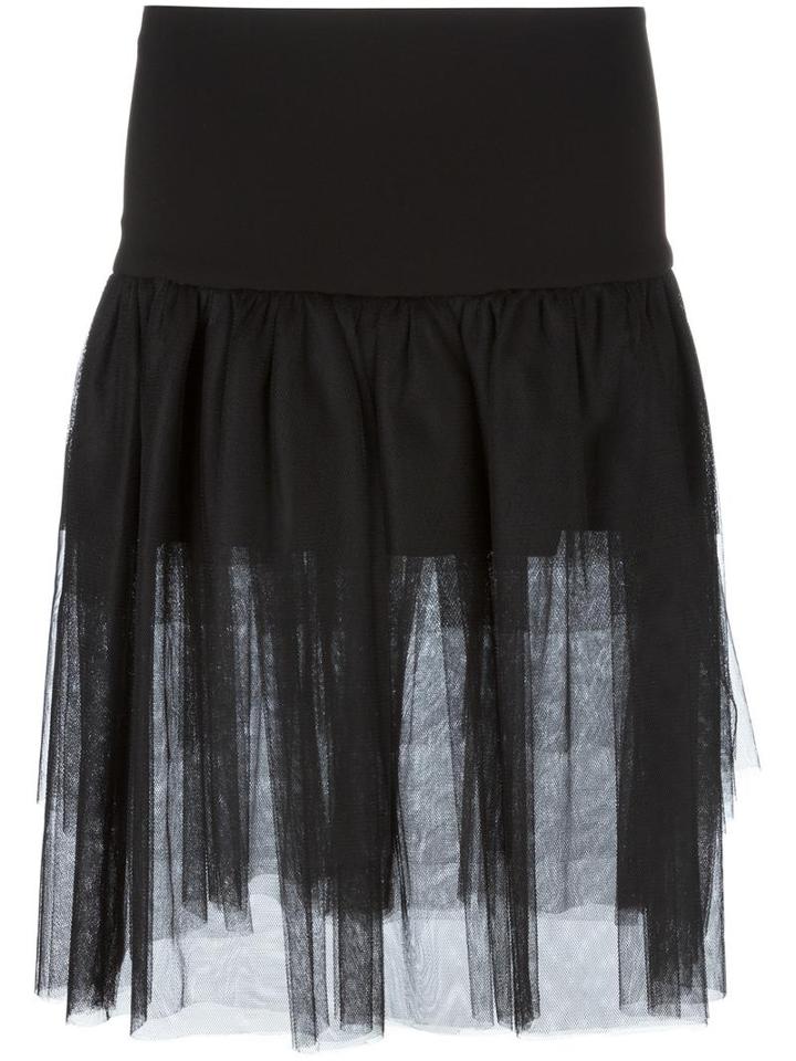 Osman Violet Skirt, Women's, Size: 8, Black, Polyester/polyamide/viscose