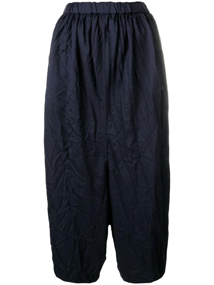 Comme Des Garçons Girl Baggy-fit Trousers - Blue