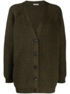 Miu Miu Oversized Cardigan - Green