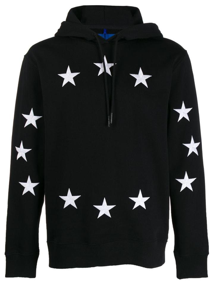 Études Star Print Hoodie - Black