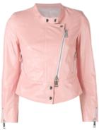 Sylvie Schimmel - Desire Jacket - Women - Lamb Skin - 40, Women's, Pink/purple, Lamb Skin