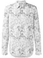 Ps By Paul Smith - Floral Print Shirt - Men - Cotton - L, White, Cotton