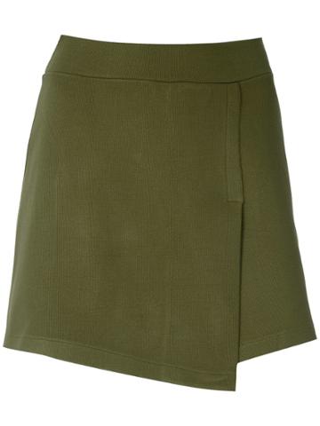 Magrella Wrap Mini Skirt - Green