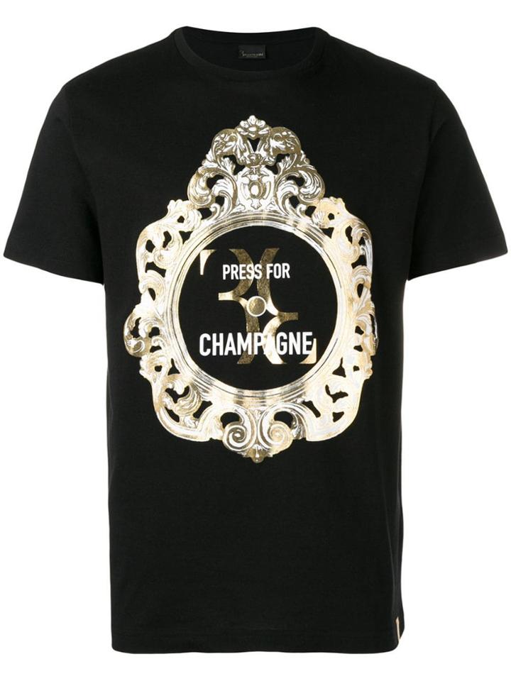 Billionaire Press For Champagne T-shirt - Black