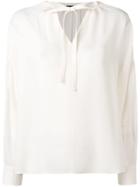 Joseph Tie Neck Blouse - Neutrals