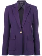 Les Copains Classic Fitted Blazer - Pink & Purple