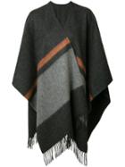 Rag & Bone - Striped Wrap Scarf - Women - Wool - One Size, Grey, Wool