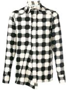 Off-white Checked Flannel Shirt - Black