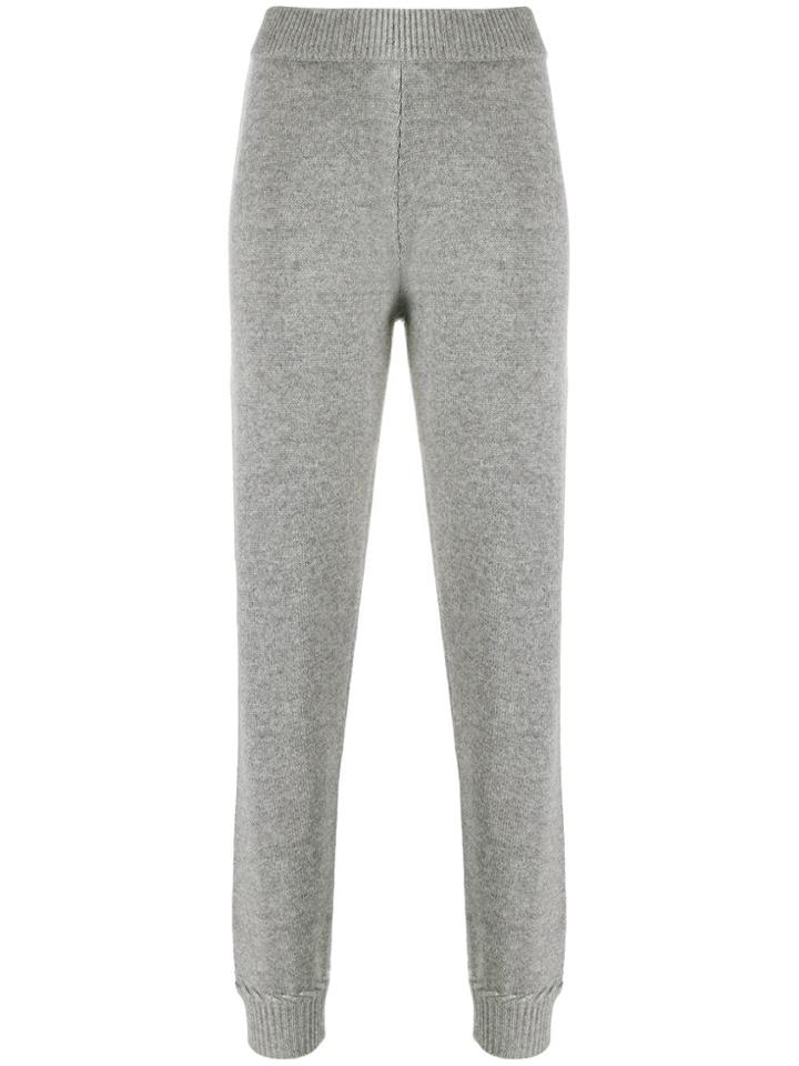 Theory Whipstitch Track Trousers - Grey