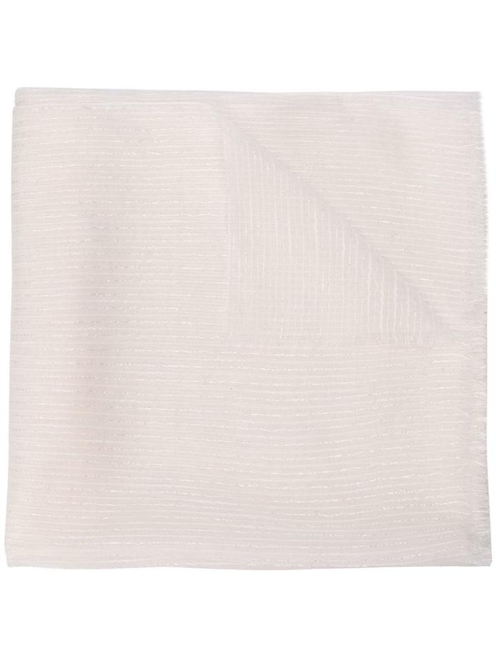 Fabiana Filippi Plain Scarf - Neutrals