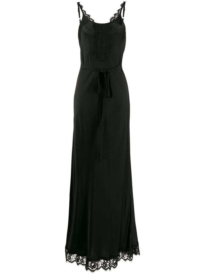 So Allure Lace-detail Maxi Dress - Black