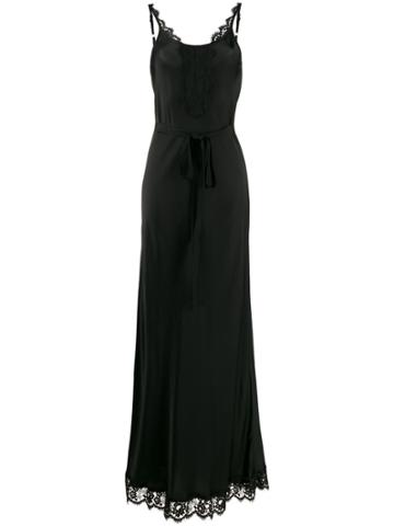 So Allure Lace-detail Maxi Dress - Black