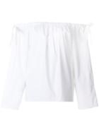 Rochas Off The Shoulder Blouse - White
