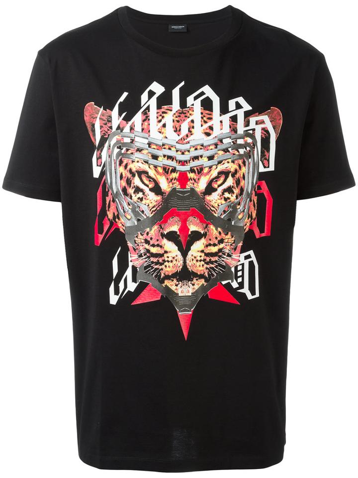 Marcelo Burlon County Of Milan Feliciana T-shirt, Men's, Size: Small, Black, Cotton