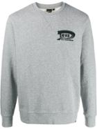 Deus Ex Machina Printed Logo Sweater - Grey