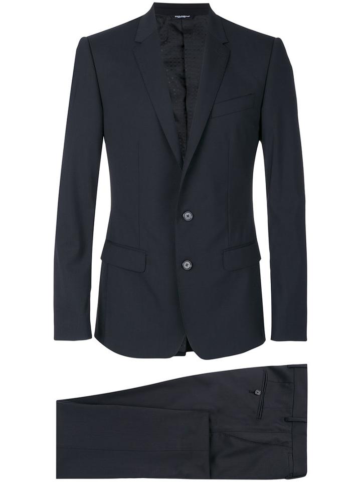 Dolce & Gabbana - Classic Suit - Men - Spandex/elastane/cupro/viscose/virgin Wool - 48, Black, Spandex/elastane/cupro/viscose/virgin Wool