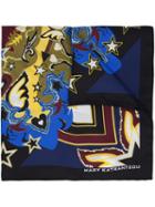 Mary Katrantzou Cowboy Print Scarf, Women's, Black, Silk