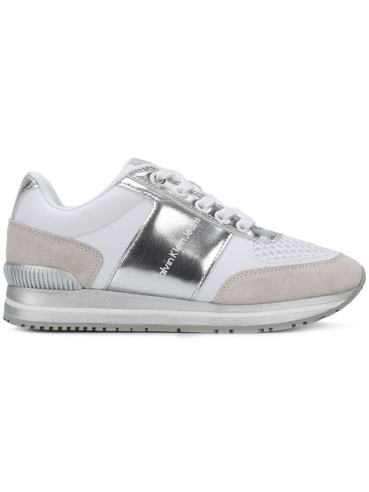 Calvin Klein Jeans Colour Block Sneakers - Neutrals