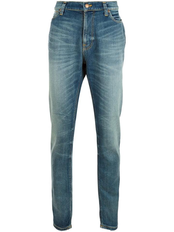 Nudie Jeans Co Regular Jeans, Men's, Size: 29/32, Blue, Organic Cotton/spandex/elastane