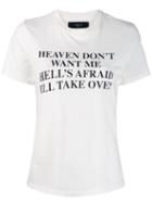 Amiri Slogan Print T-shirt - White