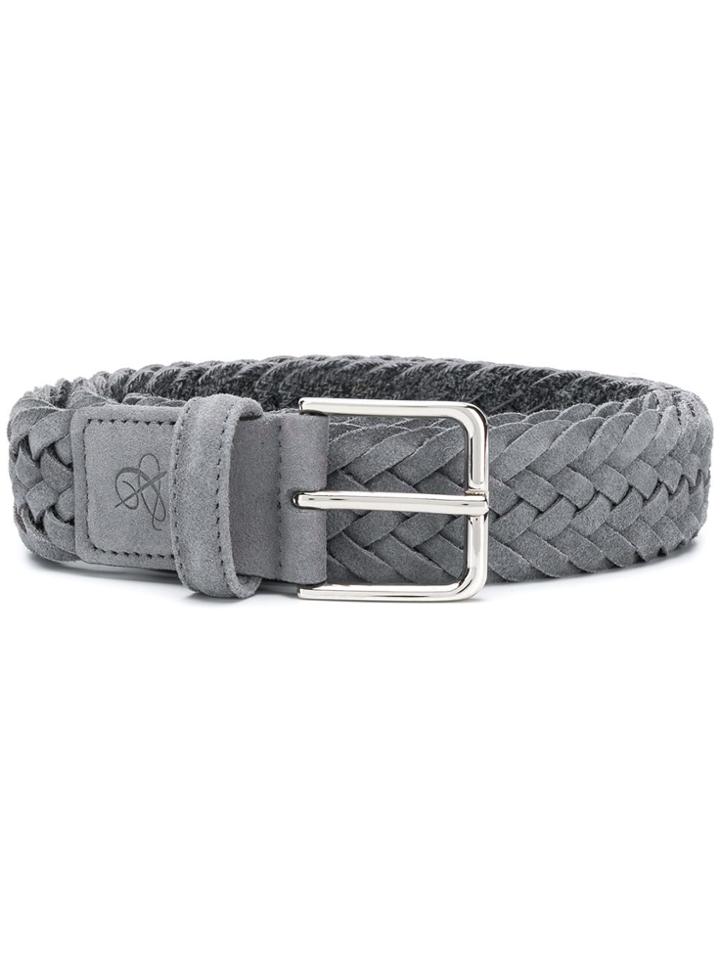 Canali Woven Belt - Grey