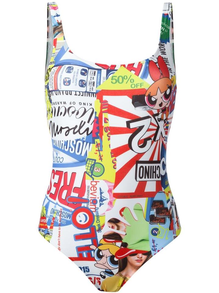 Moschino Multi Print One-piece
