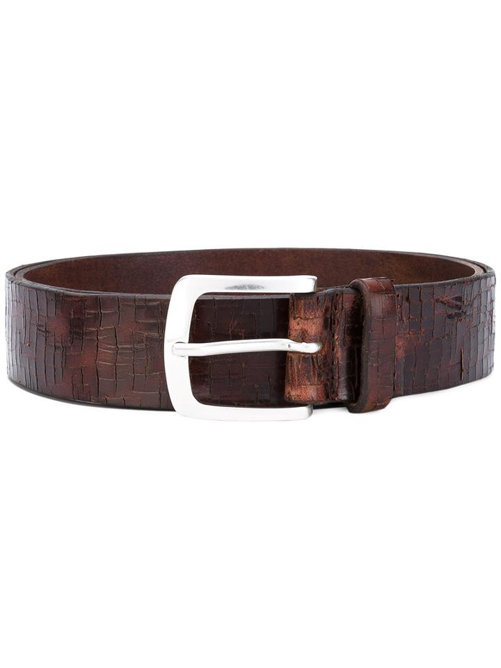 Orciani - Wake Belt - Men - Leather - 95, Brown, Leather