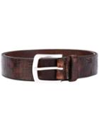 Orciani - Wake Belt - Men - Leather - 95, Brown, Leather