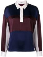 Closed Polo Shirt-like Blouse - Blue