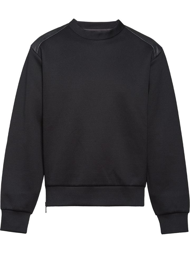 Prada Boxy Fit Sweatshirt - Black