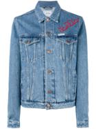 Forte Couture - Embroidered Denim Jacket - Women - Cotton - 42, Blue, Cotton
