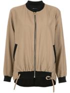 Uma Raquel Davidowicz Bomber Jacket - Nude & Neutrals