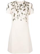 Valentino Sequin Embroidery Dress - Neutrals