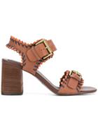 See By Chloé Romy City Whipstich Sandals - Brown
