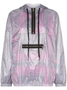 Natasha Zinko Paisley Print Hooded Jacket - Grey
