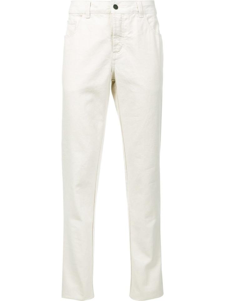 Osklen - Palm Tree Embroidered Jeans - Men - Cotton - 42, White, Cotton