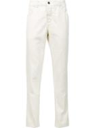 Osklen - Palm Tree Embroidered Jeans - Men - Cotton - 42, White, Cotton