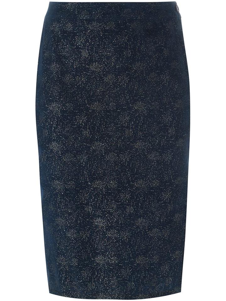 Romeo Gigli Vintage Glitter Pencil Skirt