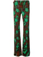 Prada All-over-print Trousers - Black