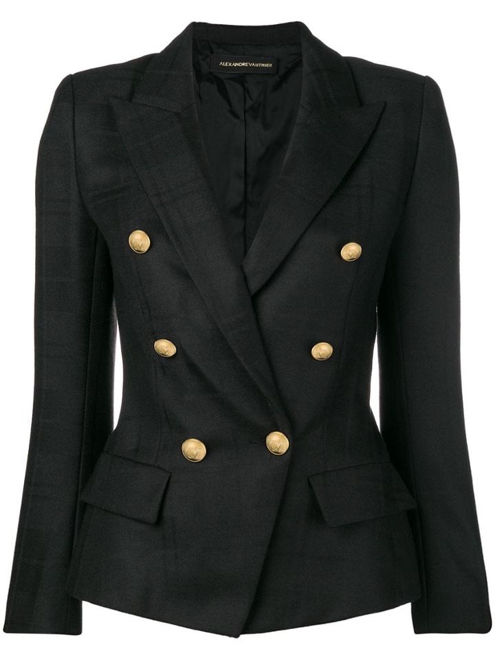 Alexandre Vauthier Double-breasted Blazer - Black