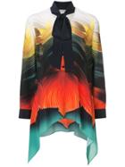 Mary Katrantzou Flight Feather Print Hearts Shirt - Multicolour