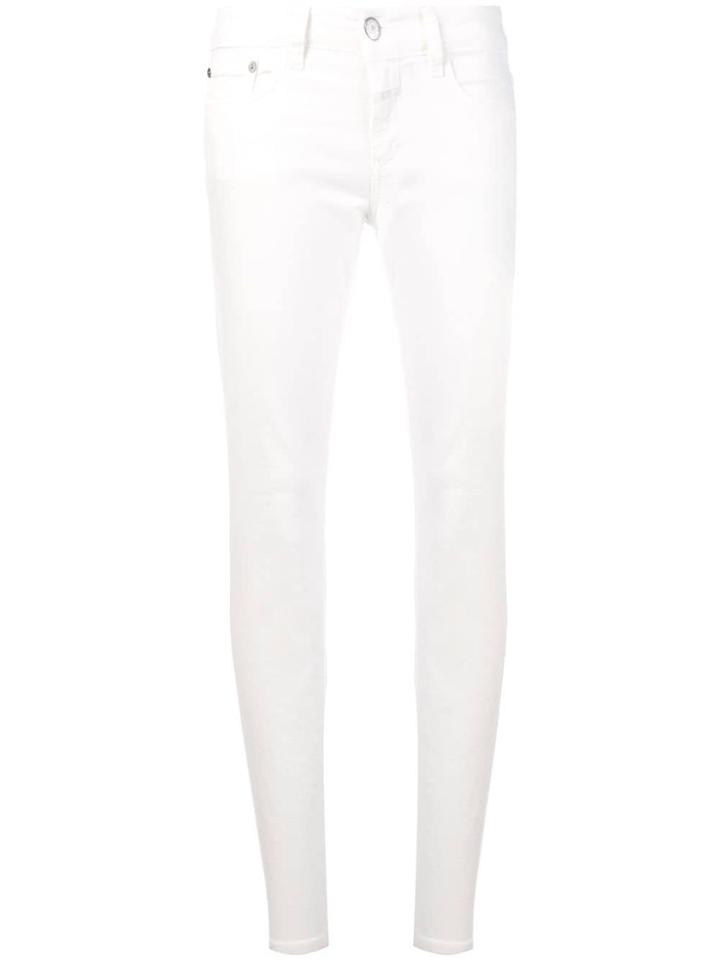 Closed Low Rise Skinny Jeans - White