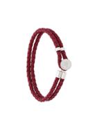 Canali Woven Bracelet - Red