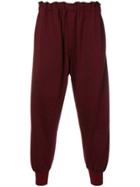 Issey Miyake Baggy Trousers - Red