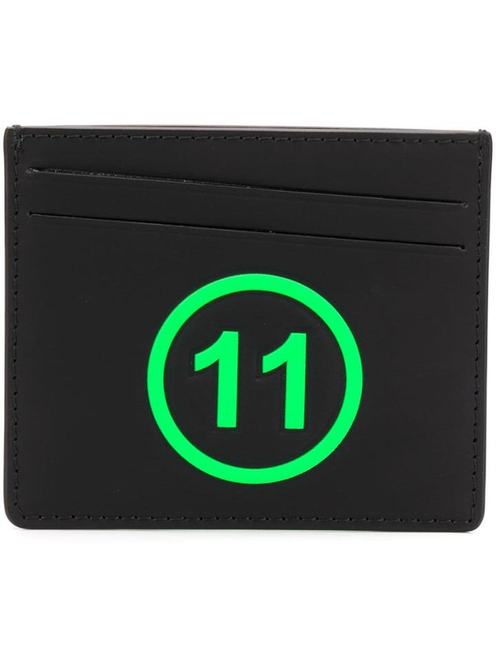 Maison Margiela 11 Print Card Holder - Black