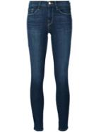 Frame Denim 'le Skinny De Jeanne' Cropped Jeans, Women's, Size: 29, Blue, Cotton/polyester/spandex/elastane