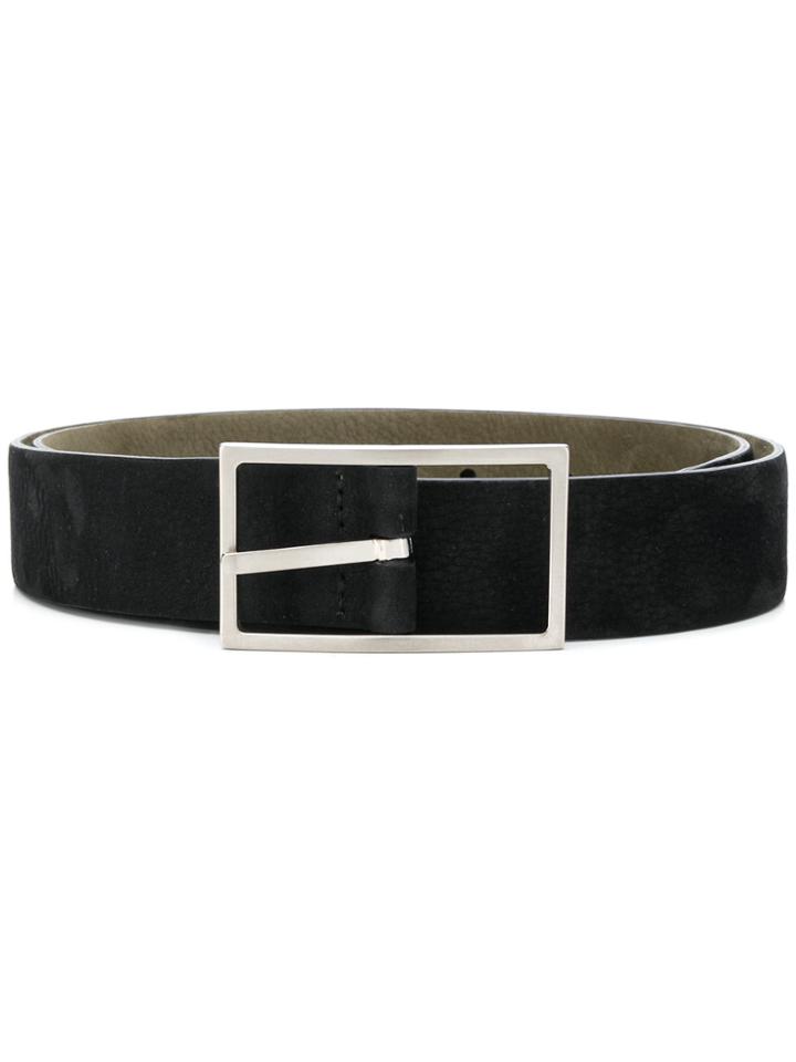 Simonnot Godard Square Buckle Belt - Black