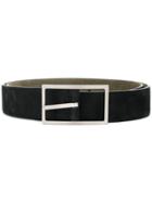 Simonnot Godard Square Buckle Belt - Black