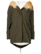 Forte Couture Fur Collar Parka - Green