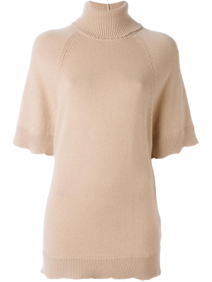 Valentino Funnel Neck Jumper, Women's, Size: Small, Nude/neutrals, Cashmere